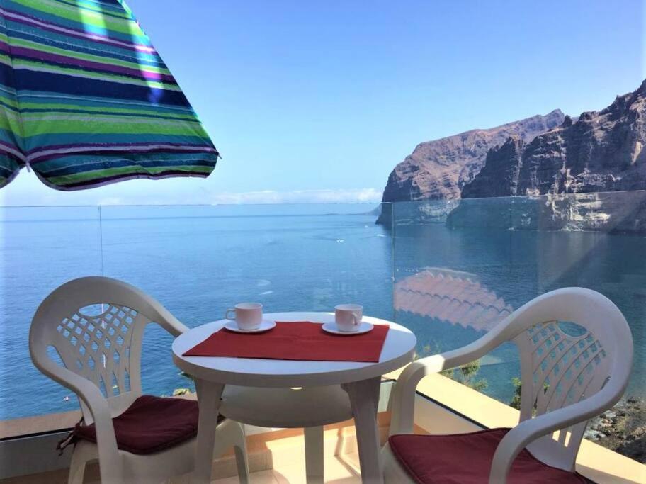 Apartamento Incleibles Vistas Al Oceano Y Piscina. Acantilado de los Gigantes Eksteriør bilde