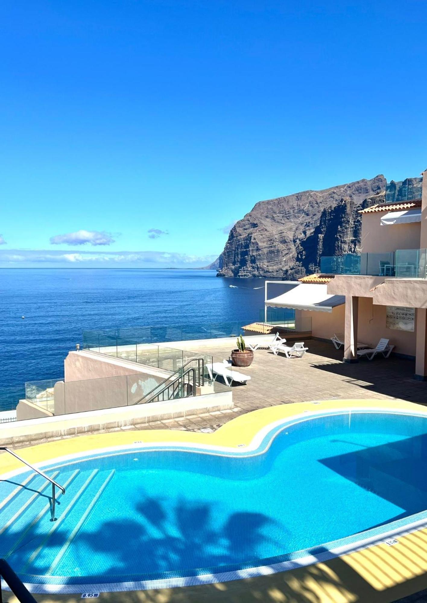 Apartamento Incleibles Vistas Al Oceano Y Piscina. Acantilado de los Gigantes Eksteriør bilde